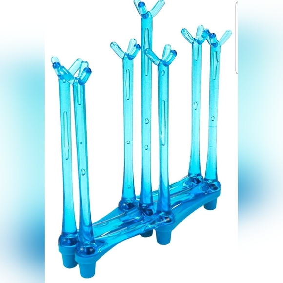 *FWP!~BLUE Strainer Stand, Retractable Cup/Bag Drying Rack - NEW! - Picture 6 of 7